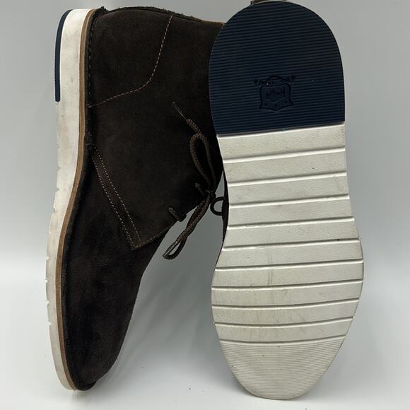 TRASK CHUKKA BROWN SUEDE LEATHER MENS SIZE 10 BOOT main image 11